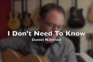 Daniel Nahmod- What I need to Know